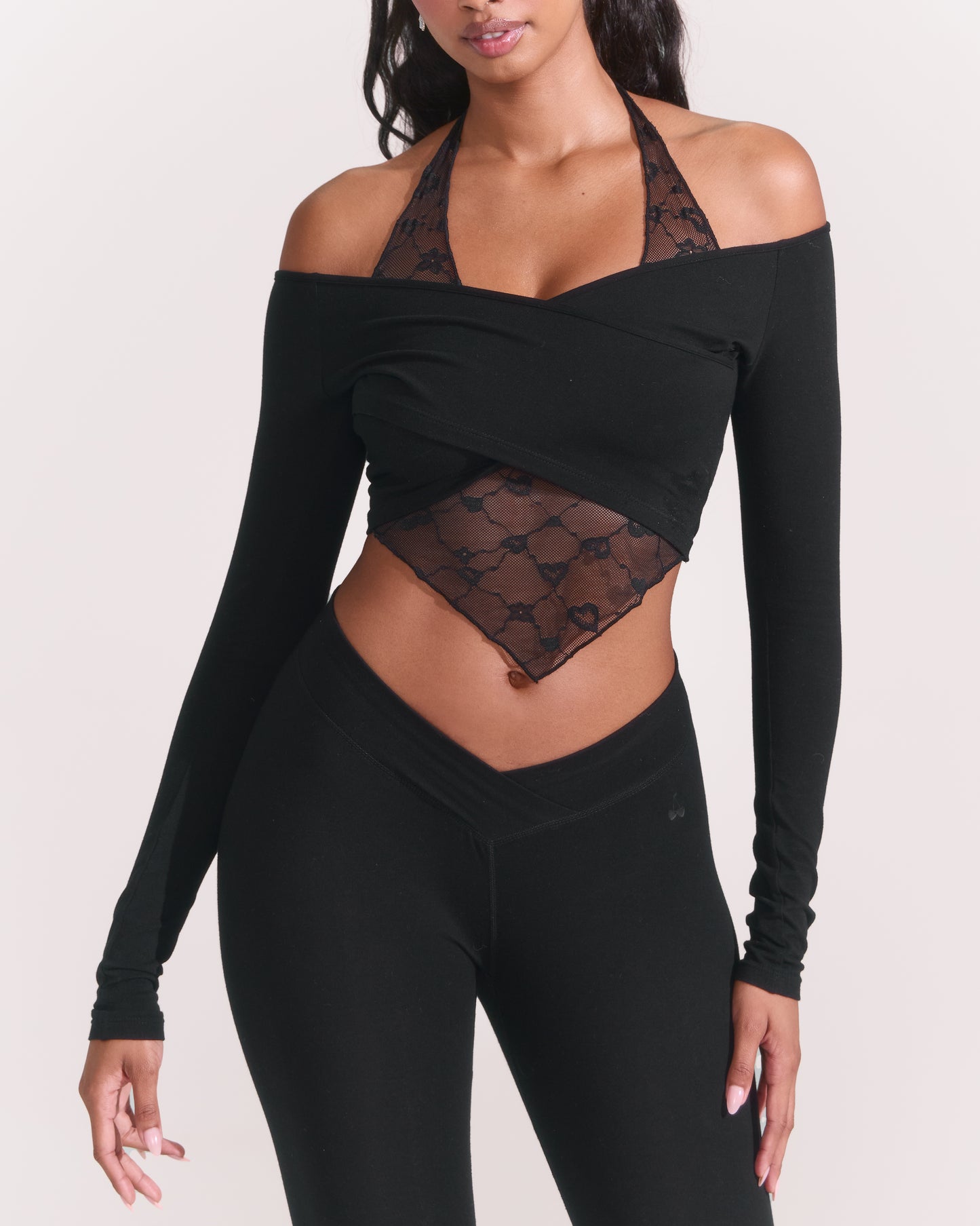 Valerie Ballet Top in Black