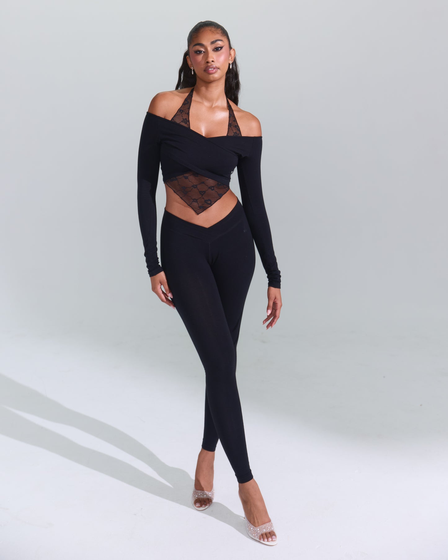 Valerie Ballet Top in Black