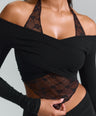 Valerie Ballet Top in Black