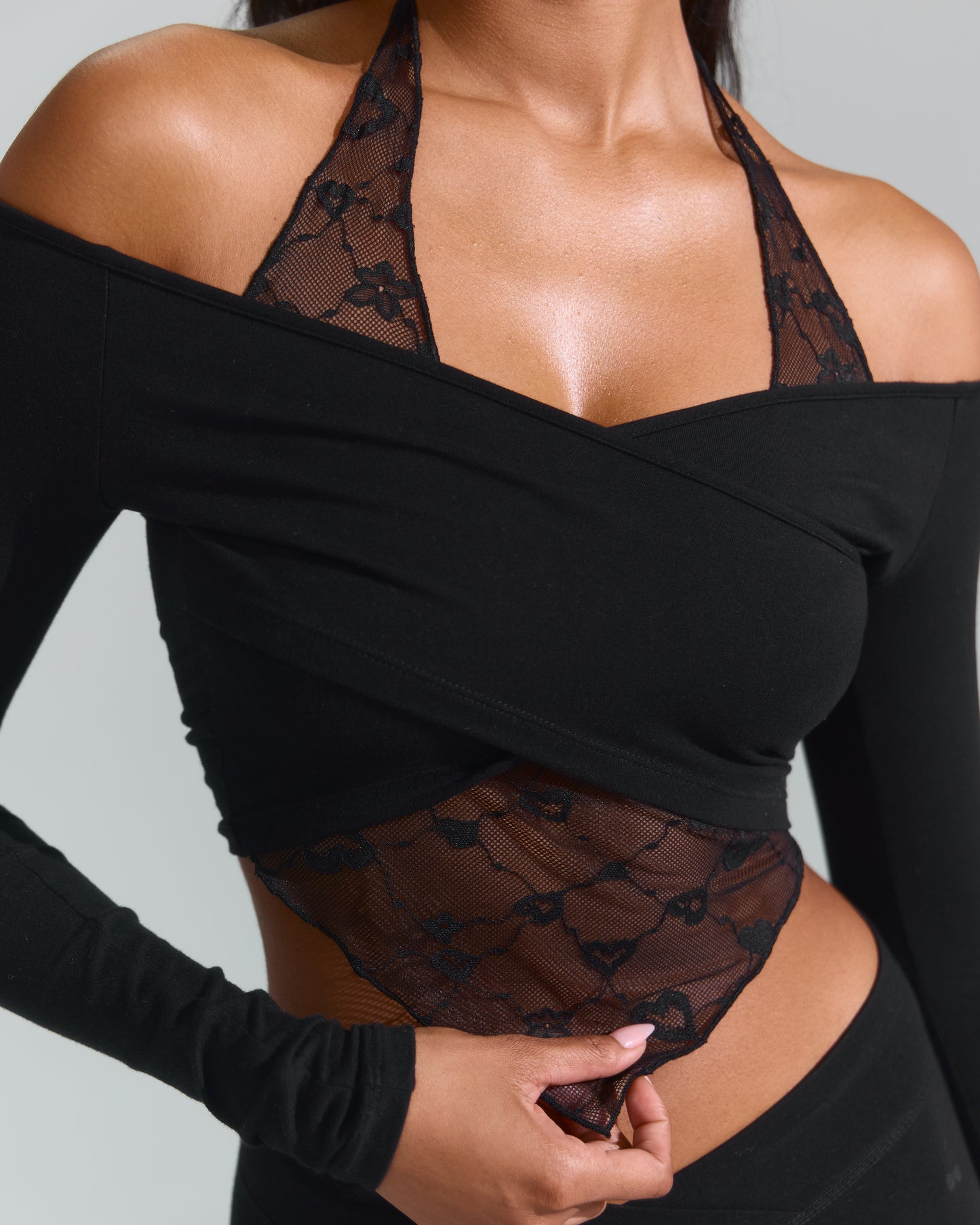 Valerie Ballet Top in Black