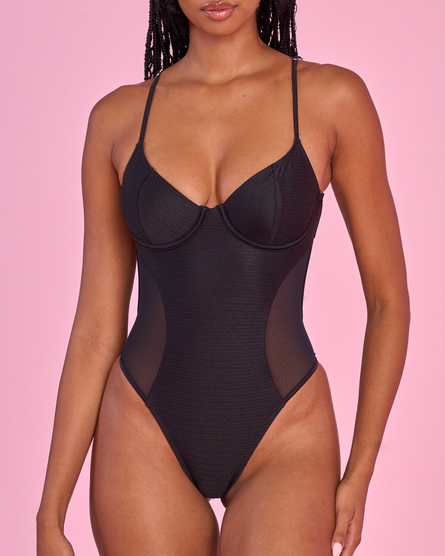 Jade One-Piece in Black