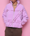 Coven Heart Sherpa in Pink