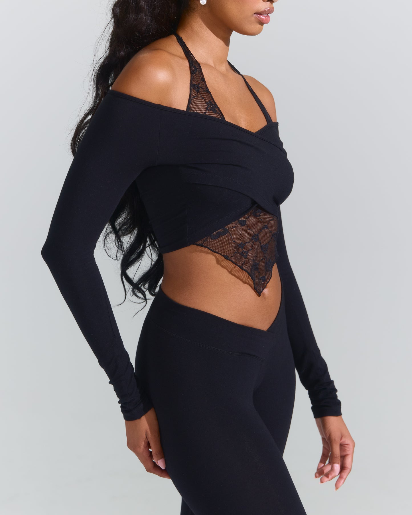 Valerie Ballet Top in Black