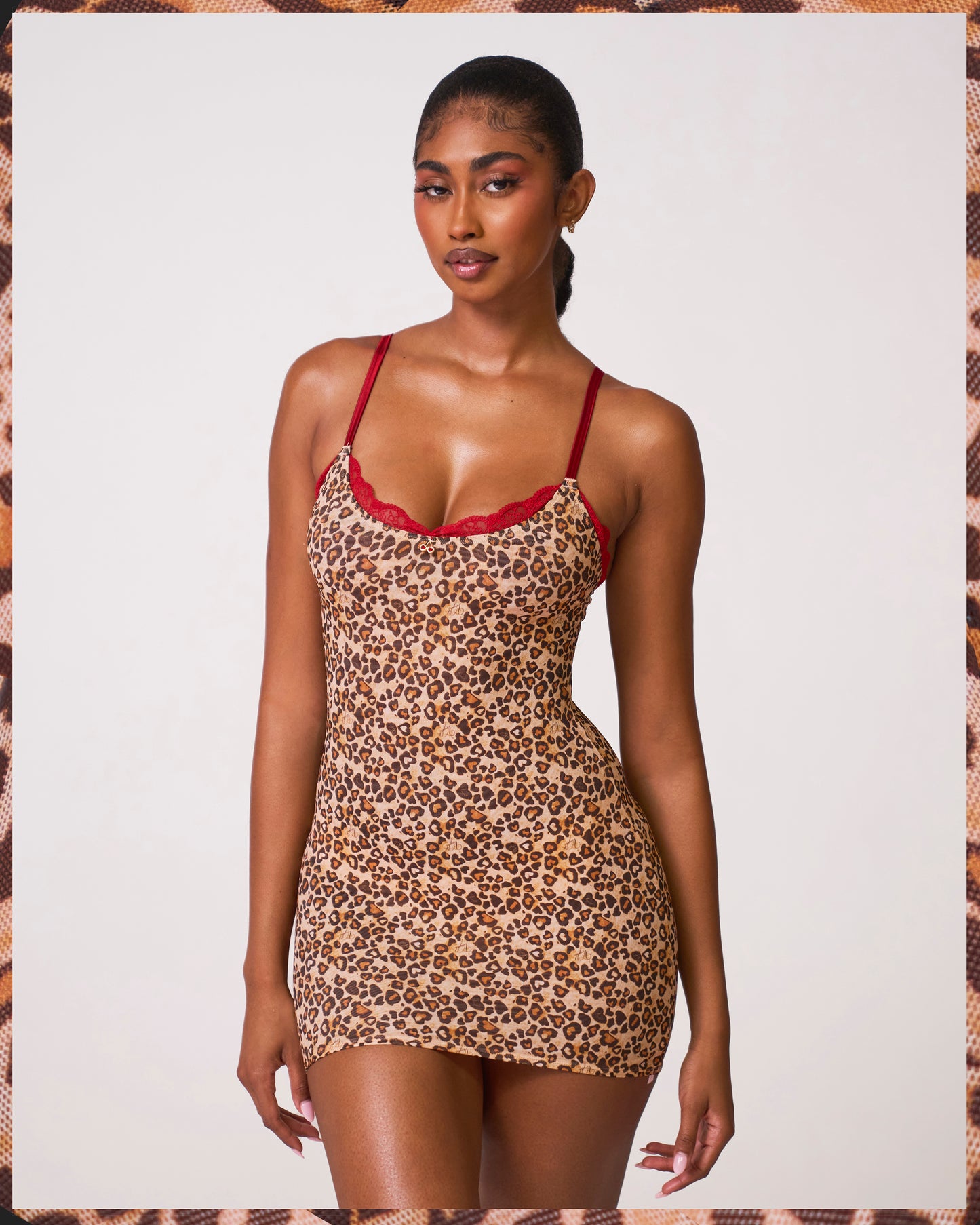 Drea Dress in Leopard