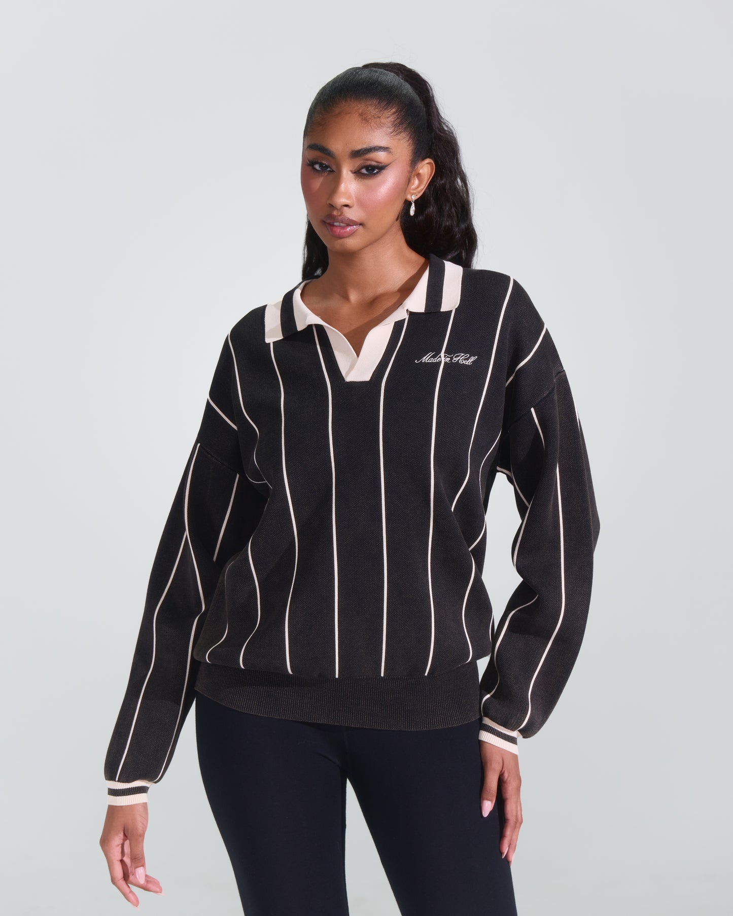 Made In Hell Striped Sweater
