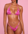 Kitana V-kini Top in Pink