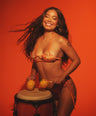 PRE-ORDER Orchid V-kini Set in Orange