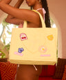 Vacation Tote Bag in Yellow