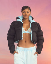 Made in Heaven Cloud Cropped Puffer Jacket