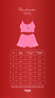 Heartbreaker PJ Shorts in Pink