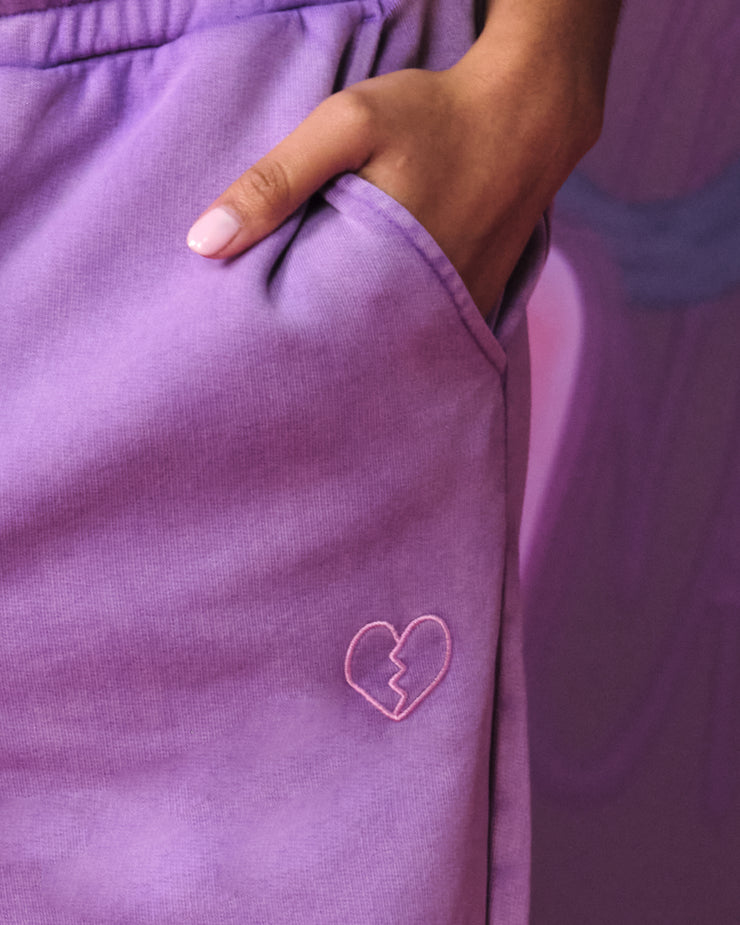 Heartbreaker Sweatpant in Purple
