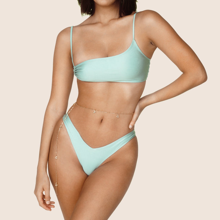 Quinn V-Kini Bottom in Blue